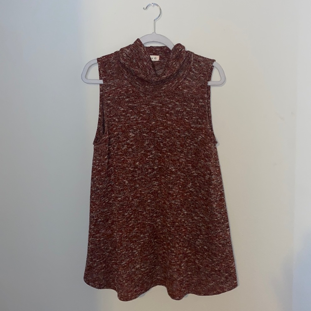 Sleeveless sweater